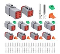 Deutsch Connector Kit 6 Pin DT Gray Waterproof Electrical Wire Connector