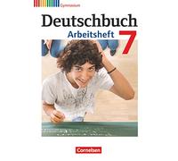 Deutschbuch 7. Schuljahr. Gymnasium Allgemeine Ausgabe. Arbeitsheft mit Lösungen