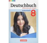 Deutschbuch 8. Schuljahr. Arbeitsheft mit Losu, Langner, Schurf, Wagener.