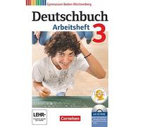 Deutschbuch Gymnasium 3: 7. Schuljahr. Arbeitsh, Fingerhut, Fischer, PB.