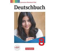 Deutschbuch Gymnasium 8. Schuljahr. Schulerbuch, Schurf, Wagener Hardcover.