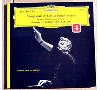 Deutsche Grammophon 138 803 - Beethoven - Symphonie N°4 en si bémol majeur - Herbert Von Karajan - Berliner Philharmoniker - Très belle pochette ouvrante - Disque Vinyle LP 33 tours (et non CD)