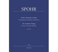 Deutsche Lieder op. 103 - VXH/CLAR/6 "