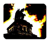 Deutsches Eck German Emperor Wilhelm I Monument Monumentales Rider Standing Image Koblenz Germany Prussia Mouse Pad Mouse Pad Computer Laptop PC # 7898