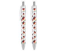 Deutschland Ea-gles Germany Flag Ballpoint Pens Retractable Black Medium Point Stationery And Office Supplies 1/2/4PCS
