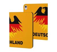 Deutschland Ea-gles Germany Flag Printed Tablet Cases Compatible with iPad Series Slim Trifold Stand Protective Cover