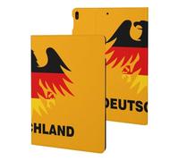 Deutschland Ea-gles Germany Flag Printed Tablet Cases Compatible with iPad Series Slim Trifold Stand Protective Cover