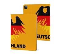 Deutschland Ea-gles Germany Flag Printed Tablet Cases Compatible with iPad Series Slim Trifold Stand Protective Cover