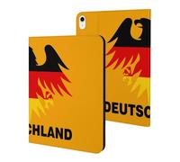 Deutschland Ea-gles Germany Flag Printed Tablet Cases Compatible with iPad Series Slim Trifold Stand Protective Cover