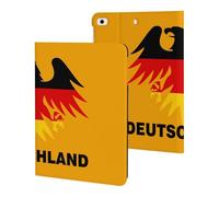 Deutschland Ea-gles Germany Flag Printed Tablet Cases Compatible with iPad Series Slim Trifold Stand Protective Cover