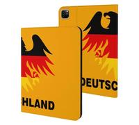 Deutschland Ea-gles Germany Flag Printed Tablet Cases Compatible with iPad Series Slim Trifold Stand Protective Cover