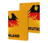 Deutschland Ea-gles Germany Flag Printed Tablet Cases Compatible with iPad Series Slim Trifold Stand Protective Cover