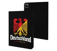 Deutschland Germany Flag Cute Tablet Case Compatible with iPad | No Pencil Holder Slim TPU Protective Cover Suitable for iPad iPad 9th/ 8th/ 7th/2020/Pro 2020/Pro 2021/Air4/Air5