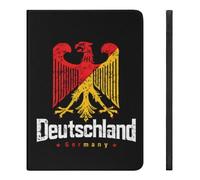 Deutschland Germany Flag Printed Tablet Case with Pencil Holder Unisex Slim TPU Protective Cover Compatible with iPad 2020/Pro 2020/Pro 2021/Air4/Air5