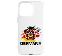 Deutschland GERMANY SHIRT-JERSEY FLAG-SOCCER-FOOTBALL Ball Case for iPhone 15 Pro Max
