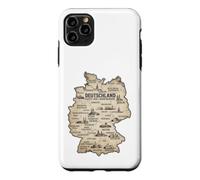 Deutschland Karte Der Landeskinder Germany Vintage Map Case for iPhone 11 Pro Max