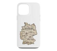 Deutschland Karte Der Landeskinder Germany Vintage Map Case for iPhone 13 Pro Max