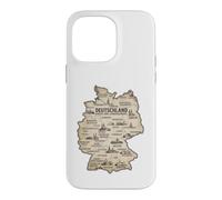 Deutschland Karte Der Landeskinder Germany Vintage Map Case for iPhone 14 Pro Max