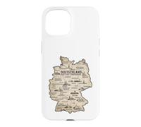 Deutschland Karte Der Landeskinder Germany Vintage Map Case for iPhone 15