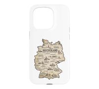 Deutschland Karte Der Landeskinder Germany Vintage Map Case for iPhone 15 Pro