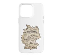 Deutschland Karte Der Landeskinder Germany Vintage Map Case for iPhone 15 Pro Max
