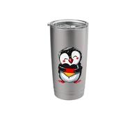 Deutschland Penguin Germany Flag German Pride Stainless Steel Insulated Tumbler