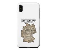 Deutschland Reichsstadte Karte German City Map Travel Case for iPhone XS Max