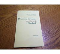 Deuxieme Chronique Du Regne De Nicolas Ier