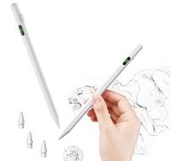DEUXPER Stylus Pen for iPad with Digital Power Display, Fast Charge, Tilt Sensitive& Palm Rejection, Compatible with iPad A16/10/9/8/7/6, Pro M4/13/12.9"/11", Air M3/M2/5/4/3, Mini 7/6/5