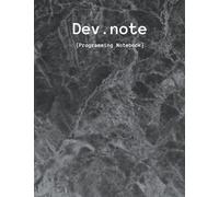 Dev.Note Programming Notebook: 8.5 x 11 inches green dot graph paper with Data Structures & Algorithm cheat sheets: 112 pages of green graph paper for Computer Programmers & Software Engineers