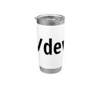 /dev/Null - Funny Computer G esign - Black Text Stainless Steel Insulated Tumbler