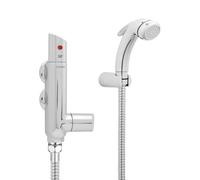 Deva Bidet Douche Shattaf & Thermostatic Shower Valve Kit Hose & Spray Head - Chrome
