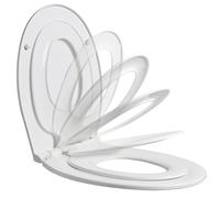 Deva by Methven Family Toilet Seat with Built-in Child Seat - Soft Close, Integrated Toddler Seat, One Button Quick Release, White Oval, Top Fixing, Easy Clean, Thermoplastic