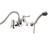 Deva Commercial Lever Bath Shower Mixer - Chrome