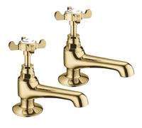 Deva DW300/017 Slotted Chrome 1 1/4 inch Basin Waste Complete with Brass Plug, Chain & Stay