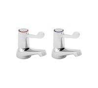Deva DW300/017 Slotted Chrome 1 1/4 inch Basin Waste Complete with Brass Plug, Chain & Stay