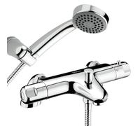 Deva DW300/017 Slotted Chrome 1 1/4 inch Basin Waste Complete with Brass Plug, Chain & Stay