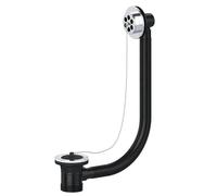 Deva FOV414 Plastic Bath Waste with Water Overflow Plug and Chain Kit Combined Chrome Finish, 1-1/2" For Bathroom Tub, Kitchen Sink Basin Silver Drain Down