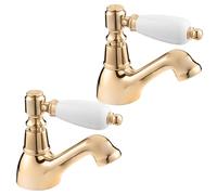 Deva DW300/017 Slotted Chrome 1 1/4 inch Basin Waste Complete with Brass Plug, Chain & Stay