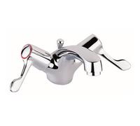 Deva Lever Action Bathroom Basin Mixer Tap With Pop Up Waste - Chrome Dlt113