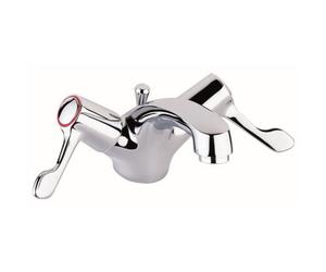 Deva Lever Action Bathroom Basin Mixer Tap With Pop Up Waste - Chrome Dlt113