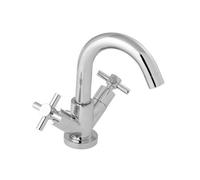 Deva Motif Chrome Monobloc Basin Mixer Tap & Press Top Waste MOT11