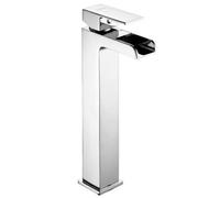 Deva Sparkle Mk2 Tall Bathroom Basin Mixer Chrome Lever Tap - Spa2113/ex