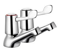 Deva Vitality Lever Basin Taps (Pair) - Chrome