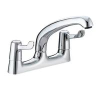 Deva Vitality Lever Deck Mounted Sink Mixer - Chrome