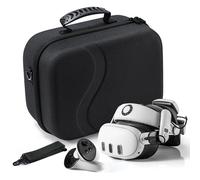 DEVASO Carrying Case for Quest 3, Large Hard Travel Case Compatible with Battery Head Strap and Other Accessories, Hard Shell Travel Storage Bag