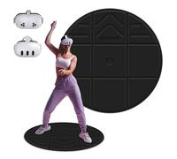 DEVASO Foldable VR Mat for Meta Quest 3S, Round Anti Fatigue Mat, Non-Slip and Comfortable Floor Mat, Premium Game Accessories for PSVR2, Quest 3/Quest 2/Quest Pro