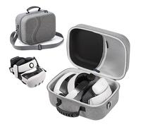 DEVASO Large Carry Case for Meta Quest 3, Soft Lining Compatible with BOBOVR S3 Pro/Kiwi Design Battery Head Strap and Other Accessories, Quest 3 Hard Carrying Case for Travel and Storage, Gray
