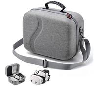 DEVASO Large Carrying Case for Meta Quest 3S/Quest 3, Hard Travel Case for BOBOVR S3 Pro/Kiwi Design Battery Head Strap, Controllers and Other Accessories, Carry Case for Oculus Quest 3S/3, Gray