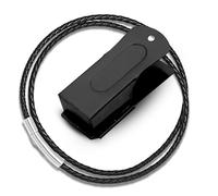 Devault Gear Black Dog Clicker with Necklace - Clickers for Pet Training - Dog Training & Behavior Aids Easy to Carry with You Anywhere - Teach Your Dog Tricks or Reward His Behavior